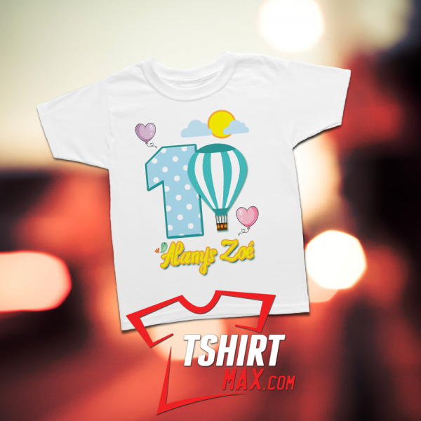 Hot Balloon Birthday T-Shirt